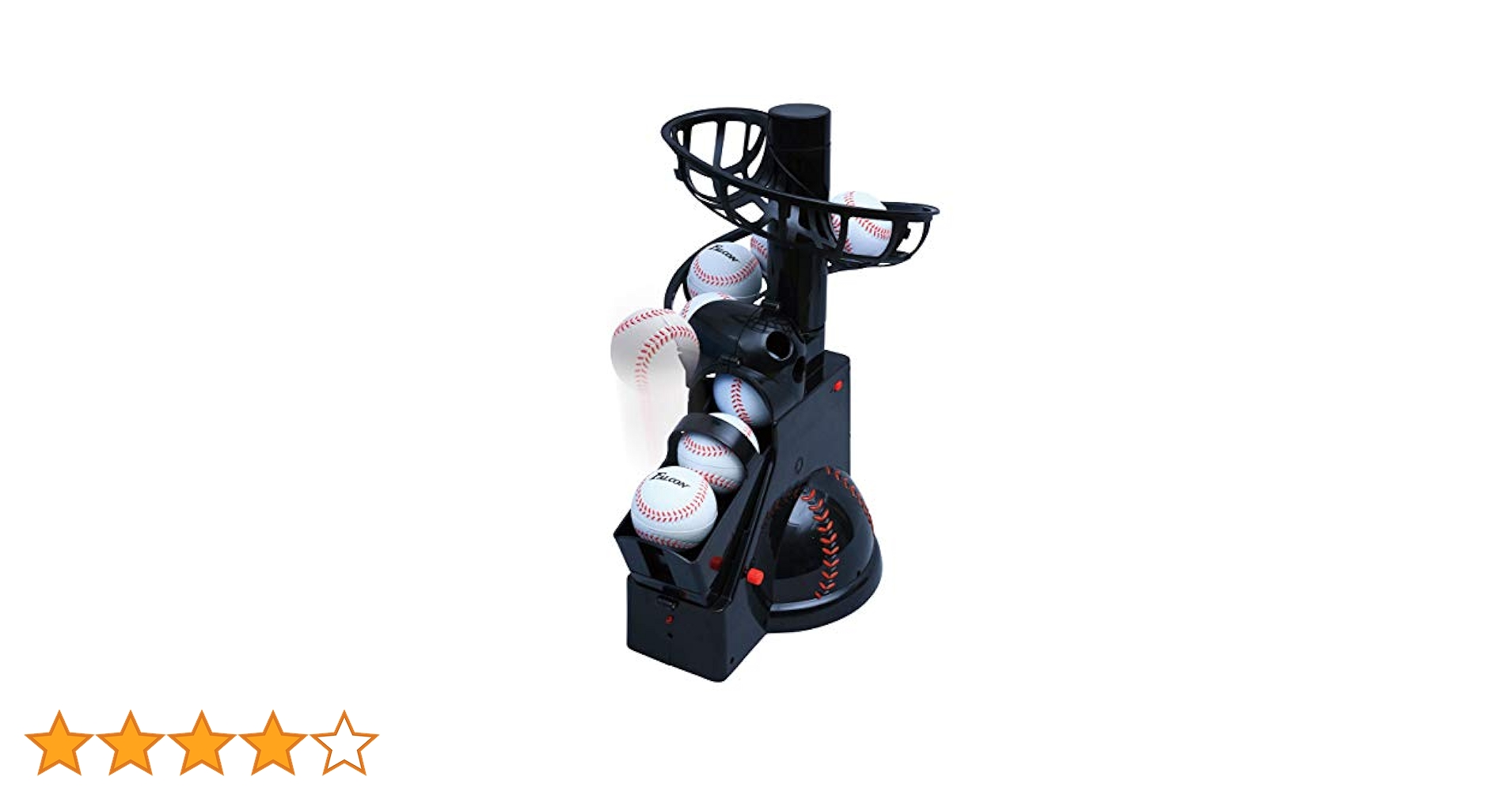 トスバッティングマシン 黒 電源ケーブル付き トスバッティングマシン 黒 電源ケーブル付き Amazon